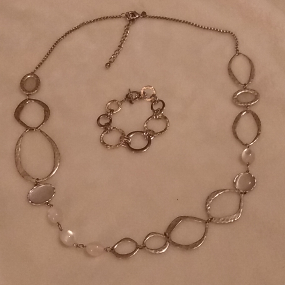 Ring necklace from Chico's and no brand bracelet